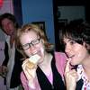 crazy kids with cake