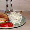 Bud, cheese & ketchup.