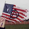 just another boring flag. Can't you fucking pseudo anarchist dorks do better than this?