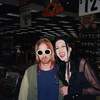 I ran into the ghost of Kurt Cobain along with his demon-bride, but once, long ago.