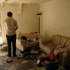 matt on the second floor of an creepyass blownout apt complex