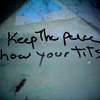keep the peace